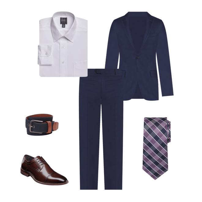 スーツ OVY  Grampians WoolStandard Tailor Setup Traveler® Tailored Fit 100% Italian Wool Suit Separate