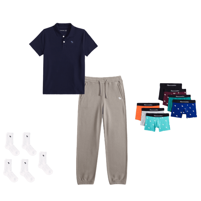 essential icon zip pocket sweatpants