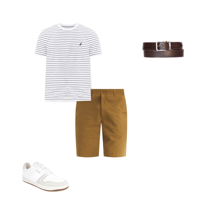 Striped Crewneck T-Shirt