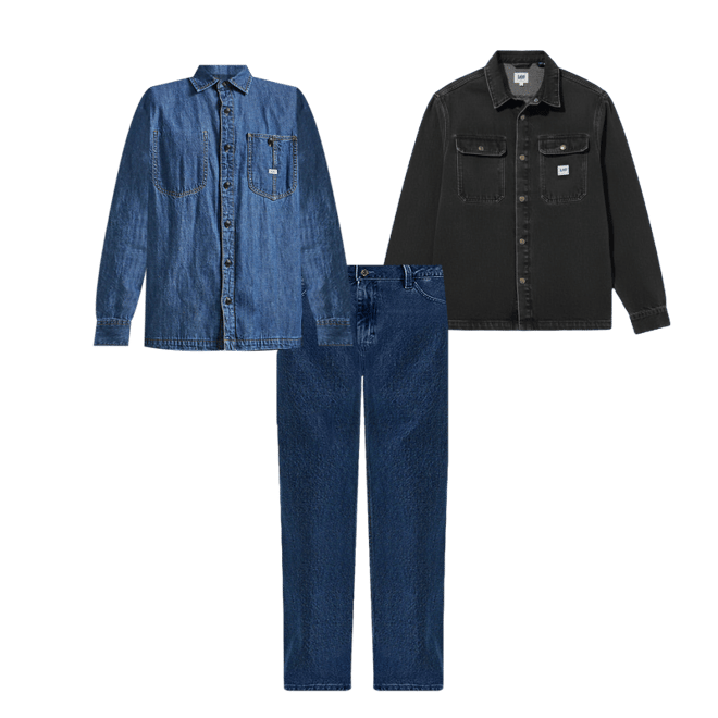 Men's Relaxed Fit Workwear Denim Overshirt | SALE | Lee®
