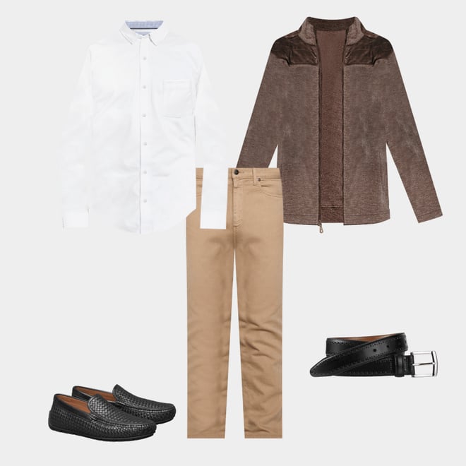 3rd bundle featuring 4 items which compliment Baldwin Driver Woven Slip-On Loafer