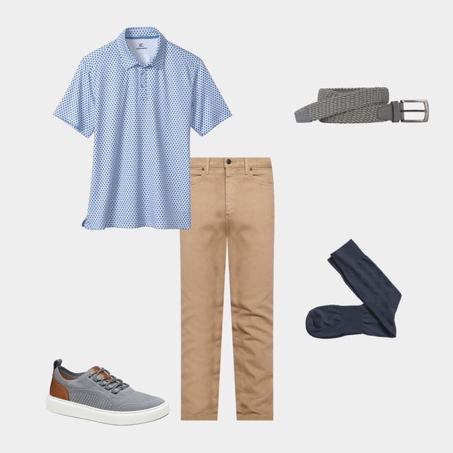 3rd bundle featuring 4 items which compliment Microfiber Tonal Argyle Socks