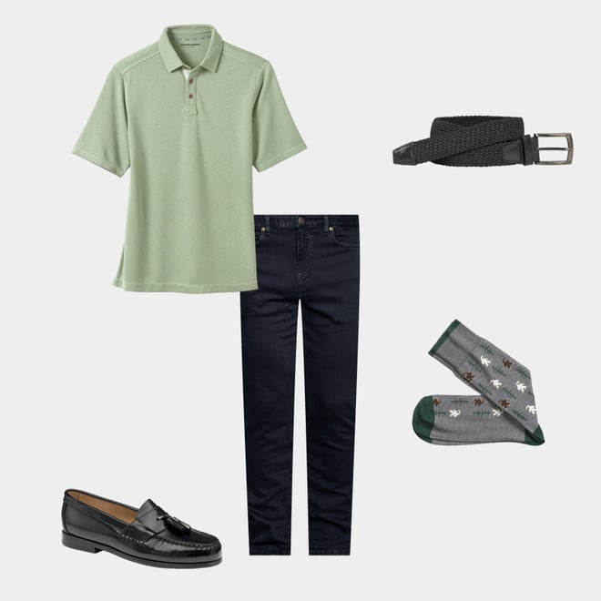 1st bundle featuring 4 items which compliment Hayes Tassel Loafer