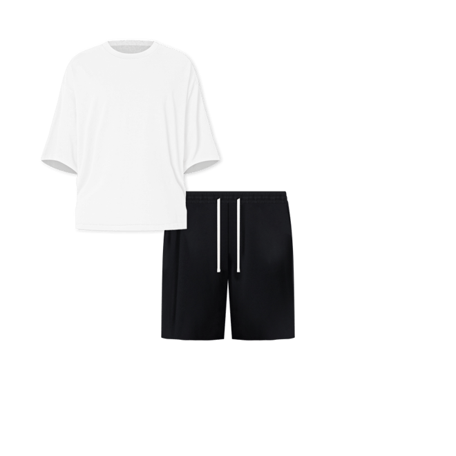 Ultra Baggy Sweatshorts - Black | mnml | shop now