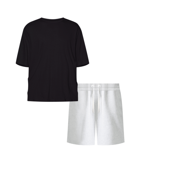 Ultra Baggy Sweatshorts - Heather Grey | mnml | shop now