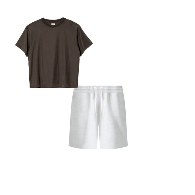 Ultra Baggy Sweatshorts - Heather Grey | mnml | shop now Ultra Baggy Sweatshorts - Heather Grey | mnml | shop now