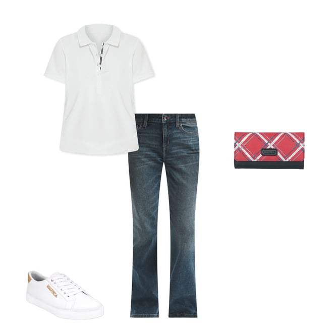 5-Button Polo | Nautica 5-Button Polo | Nautica