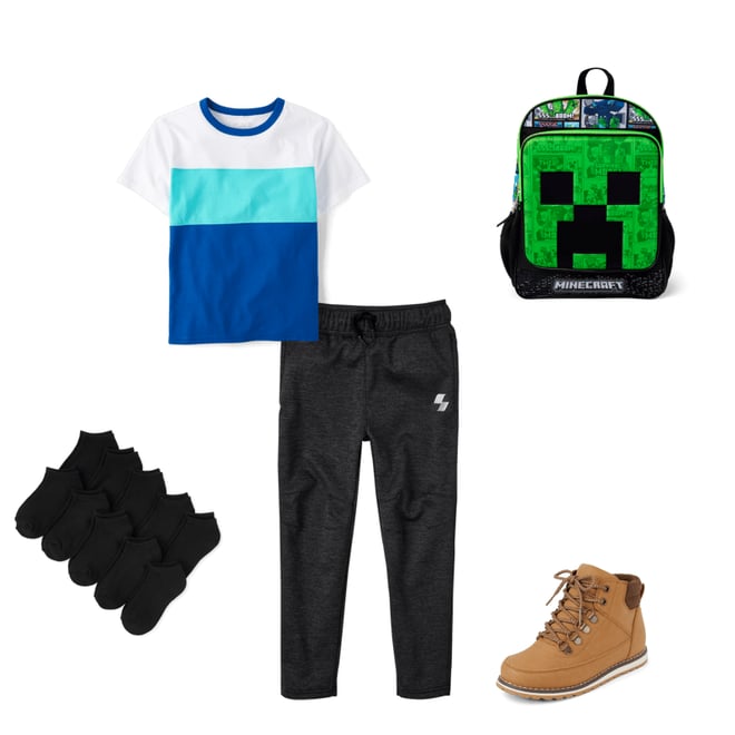 7th bundle featuring 4 items which compliment Boys Colorblock Top