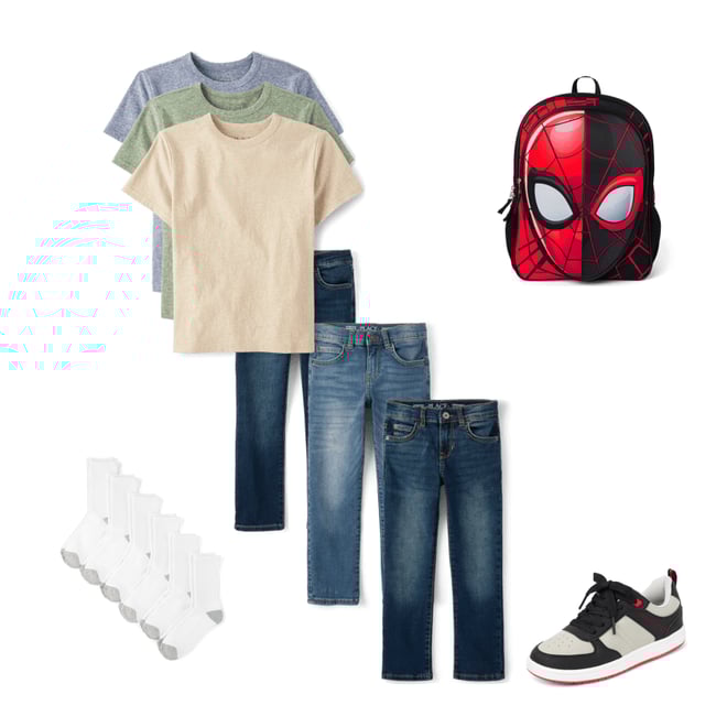 7th bundle featuring 4 items which compliment Boys Marled Top 3-Pack