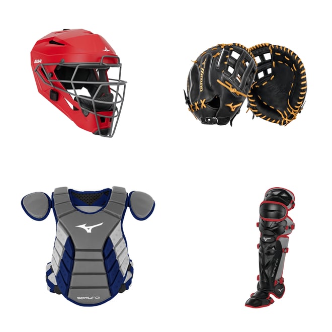 Mizuno Adult Samurai Catcher's Leg Guards | Dick's Sporting
