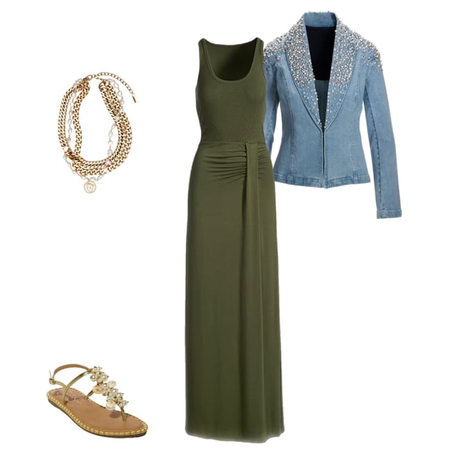 Rib Knit Mixed Media Scoop Neck Slit Maxi Dress Grape Juice