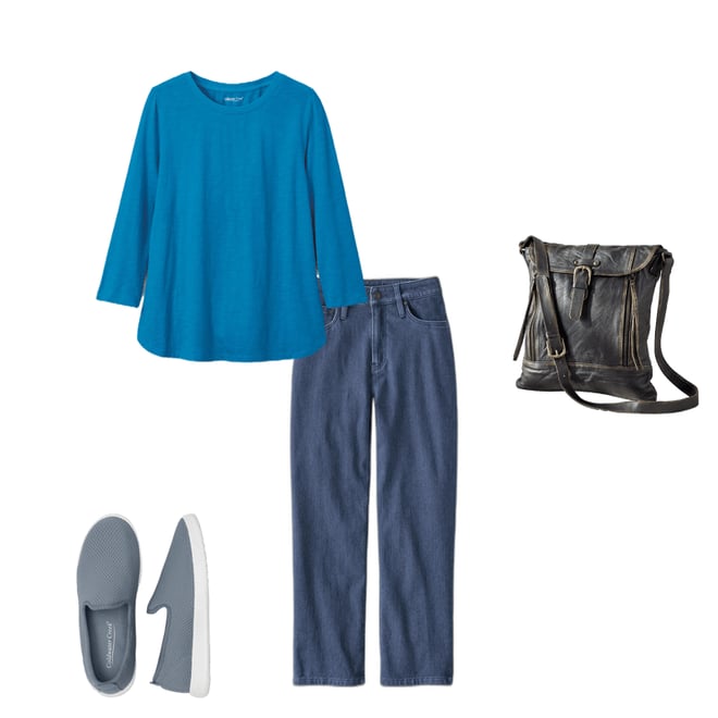 Just Right Slub Knit Tee