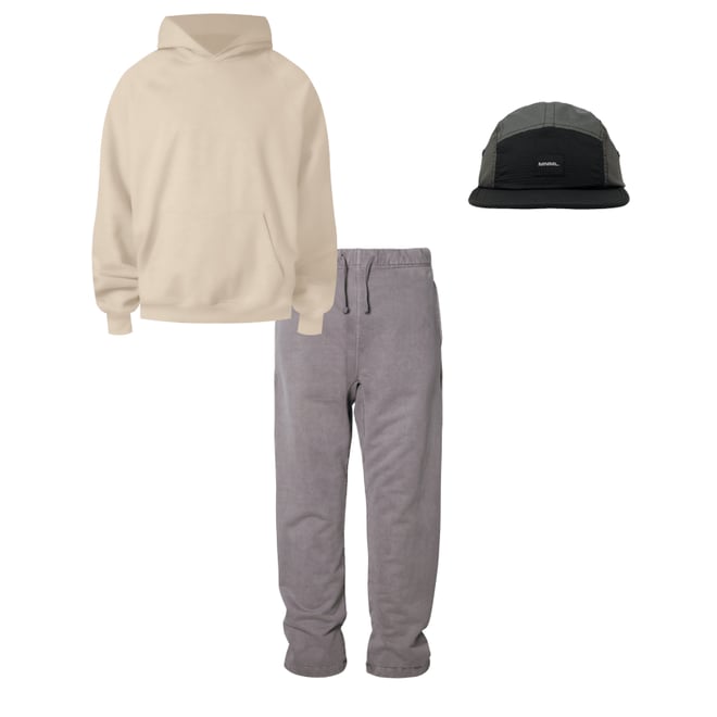 Heavy Relaxed Every Day Sweatpants - Washed Mauve | mnml | shop now