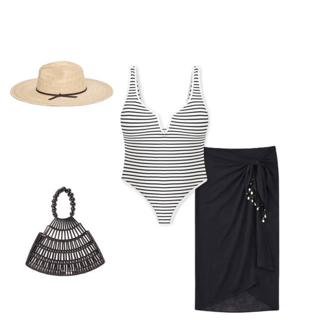LSPACE Coco One Piece Swimsuit - Sail Along Stripe