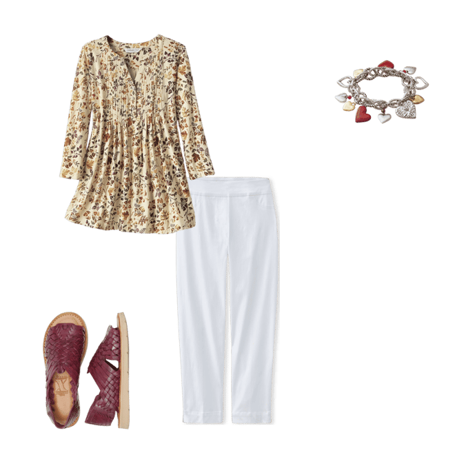 Lana Pintuck Henley Tunic - Coldwater Creek