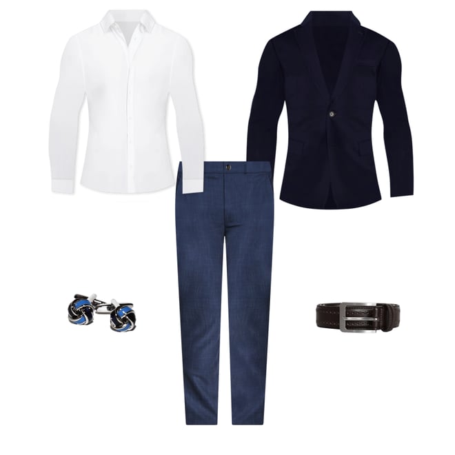 3rd bundle featuring 4 items which compliment "The Everest" Winter-Weight Solid White