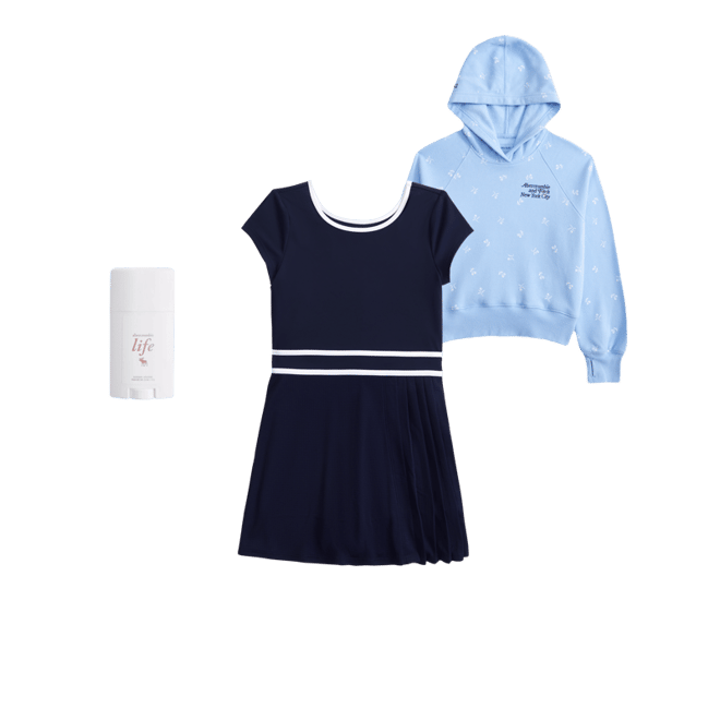 ypb short-sleeve pleated mini dress