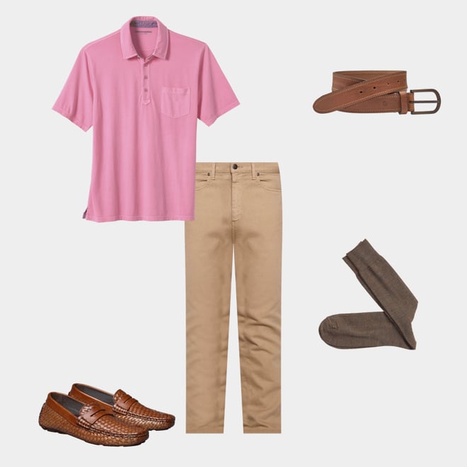 9th bundle featuring 4 items which compliment Double Contrast Stitched Belt