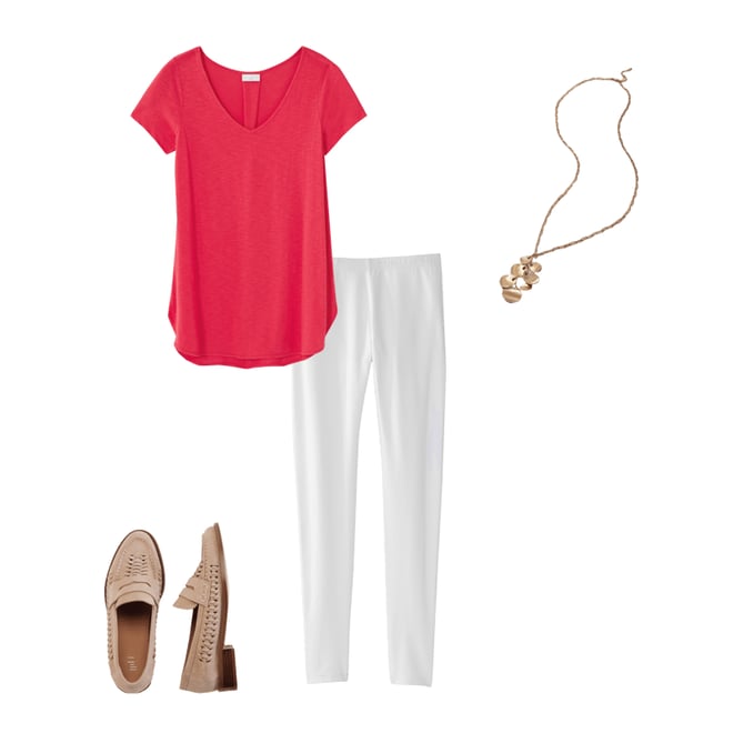 3rd bundle featuring 3 items which compliment J.Jill Pima Ankle-Length Leggings