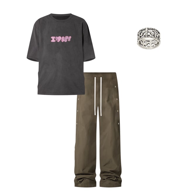 Side Snap Nylon Pants - Olive | mnml | shop now
