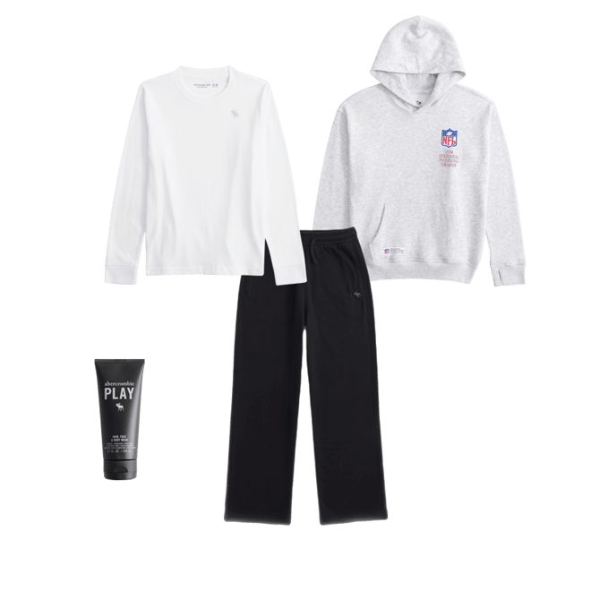 essential icon baggy open-hem sweatpants