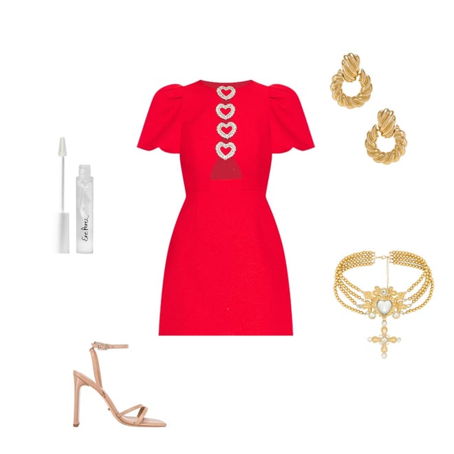 【REBECCA VALLANCE】マリベラ リボンディテール ミニドレス Rebecca Vallance Marie Embellished Bow Midi Dress - Cocosorisi