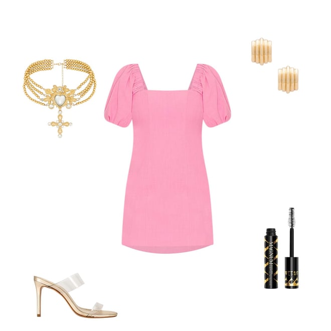 Tuscany Earrings in Hot Pink
