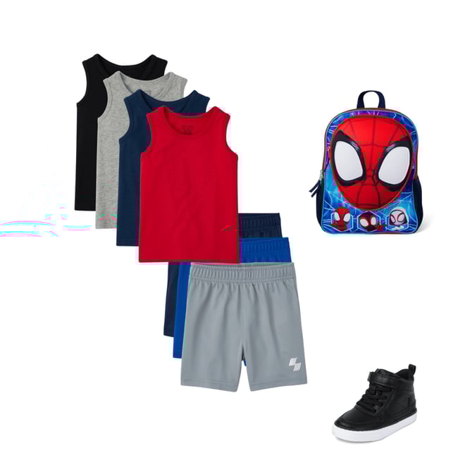 8th bundle featuring 3 items which compliment Toddler Boys Tank Top 4-Pack