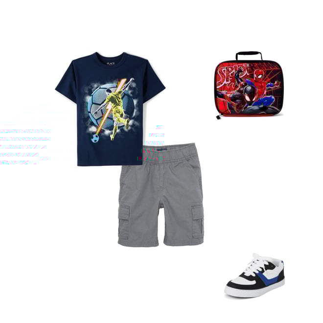 6th bundle featuring 3 items which compliment Boys Spider-Man Lunchbox