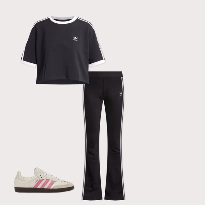Adidas 3-Stripes Loose Cropped Tee – DTLR