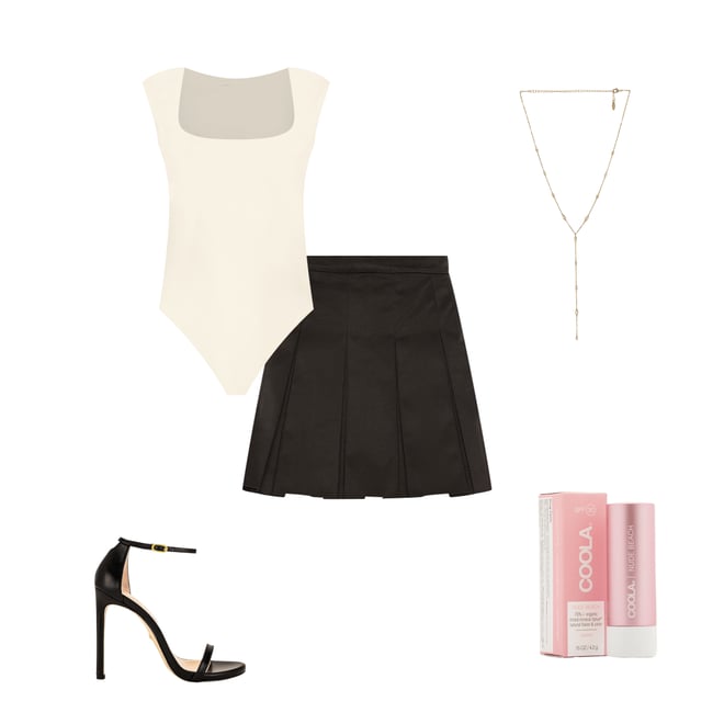 5th bundle featuring 4 items which compliment Neoprene Cap Sleeve Bodysuit