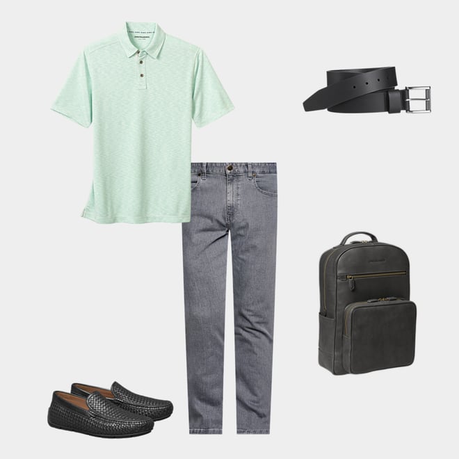 1st bundle featuring 4 items which compliment Baldwin Driver Woven Slip-On Loafer