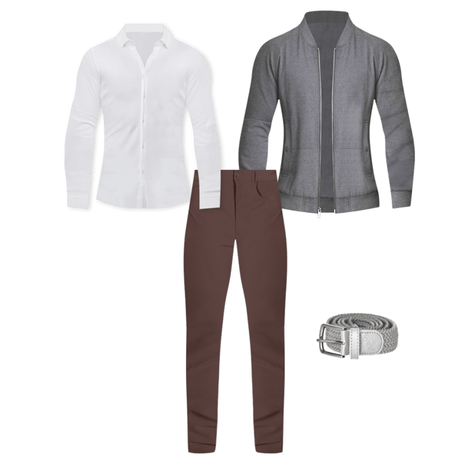 werthy SWEAT BOMBER グレー werthy SWEAT BOMBER グレー