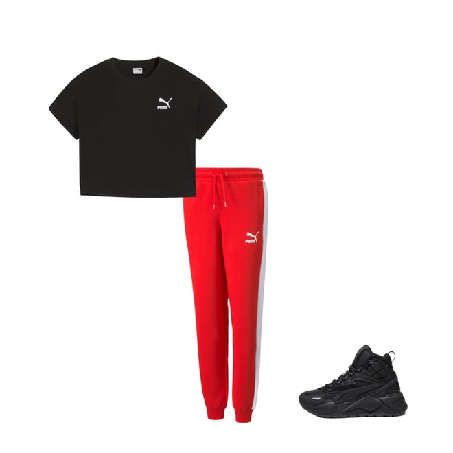 Boys puma track pants on sale