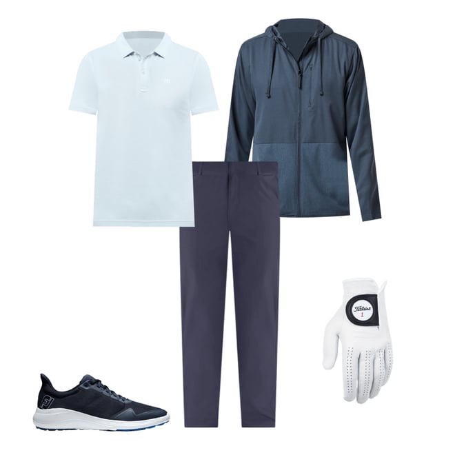 FootJoy Flex Golf Shoes - Navy 56140