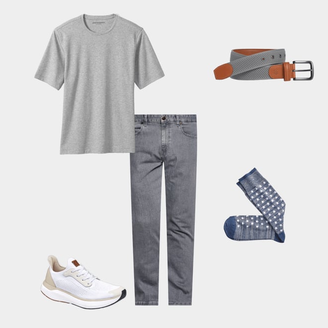 7th bundle featuring 4 items which compliment Essential Tee