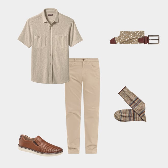 8th bundle featuring 4 items which compliment Heather Stripe Socks