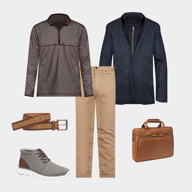 2nd bundle featuring 5 items which compliment Amherst Lug Knit Chukka Boot