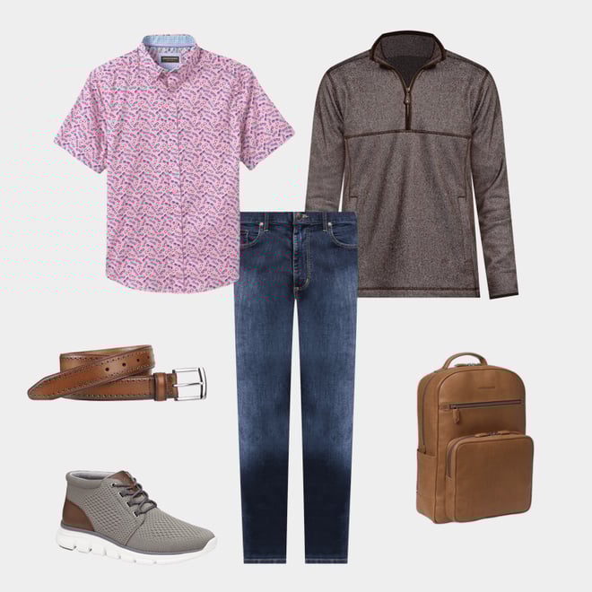 1st bundle featuring 5 items which compliment Amherst Lug Knit Chukka Boot