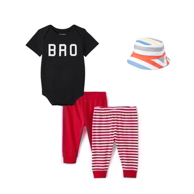 3rd bundle featuring 2 items which compliment Baby Boys Striped Reversible Bucket Hat