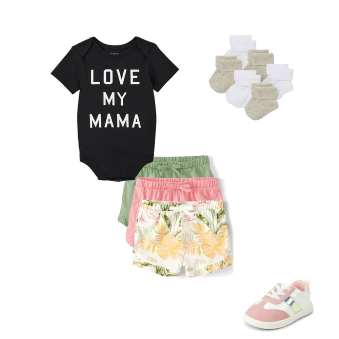 2nd bundle featuring 3 items which compliment Baby Matching Family Love My Mama Graphic Bodysuit