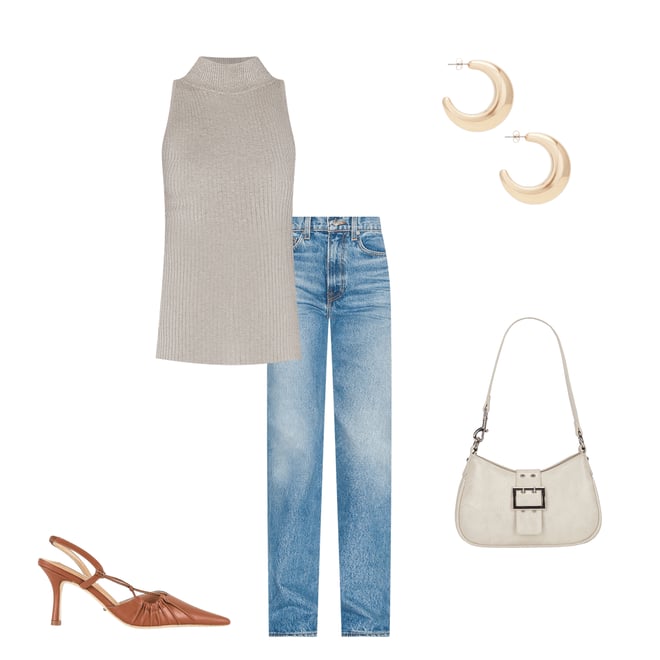 1st bundle featuring 4 items which compliment Rib Mock Halter