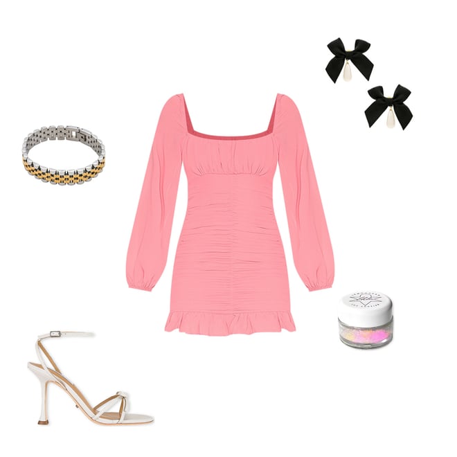 Petra Ruched Mini Dress