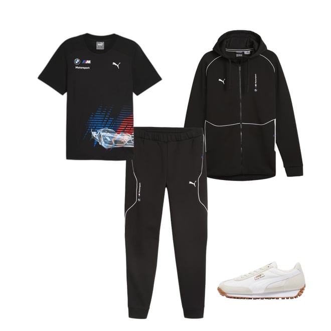 BMW M Motorsport Men's Hooded Motorsport Sweat Jacket | PUMA