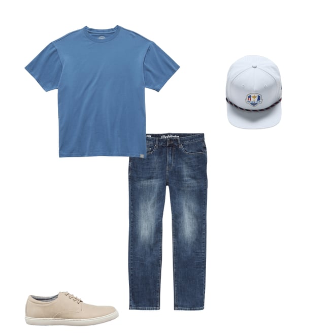 1st bundle featuring 3 items which compliment Everetts Denim Jean - Nashville Straight Fit - Medium Wash