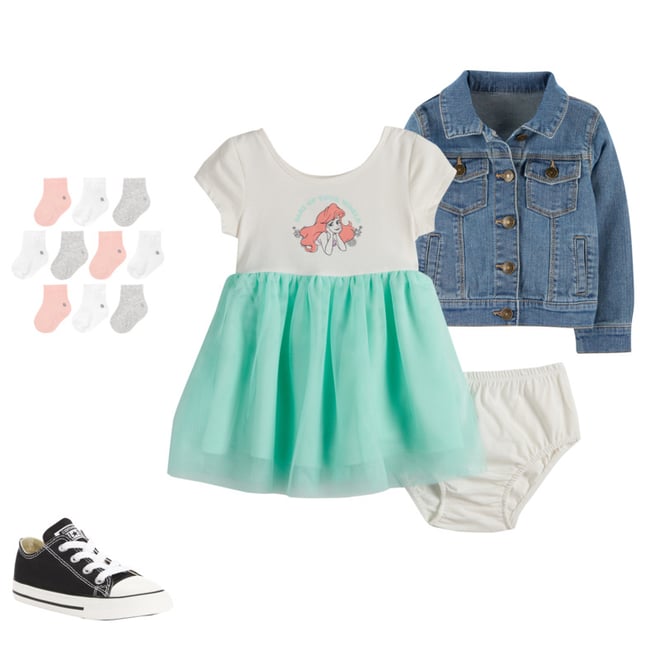 little mermaid baby girl outfit