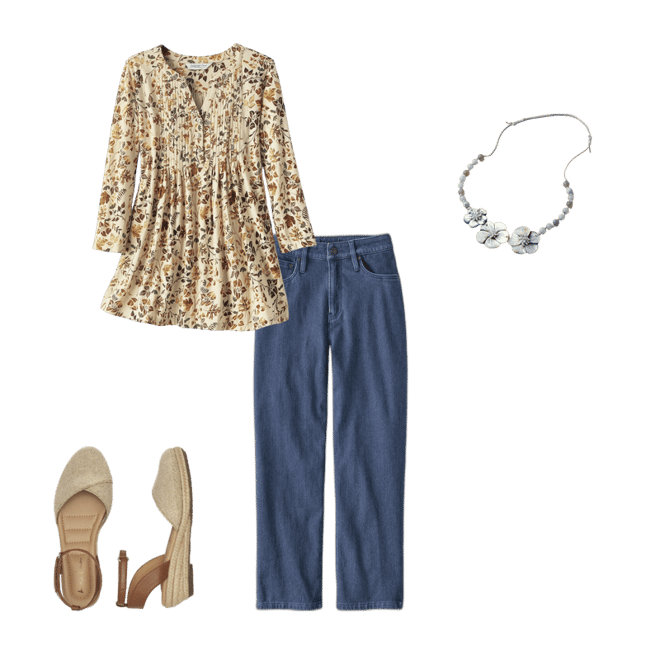 Lana Pintuck Henley Tunic - Coldwater Creek