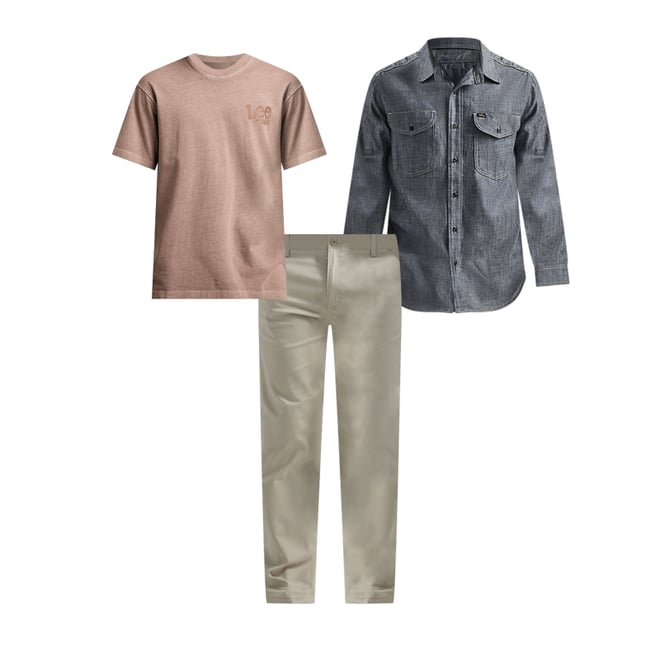Men's Lee 101 70's Denim Overshirt Men's Lee 101 70's Denim Overshirt