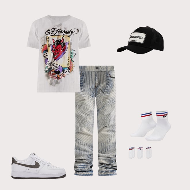 Ed Hardy Joker Tee