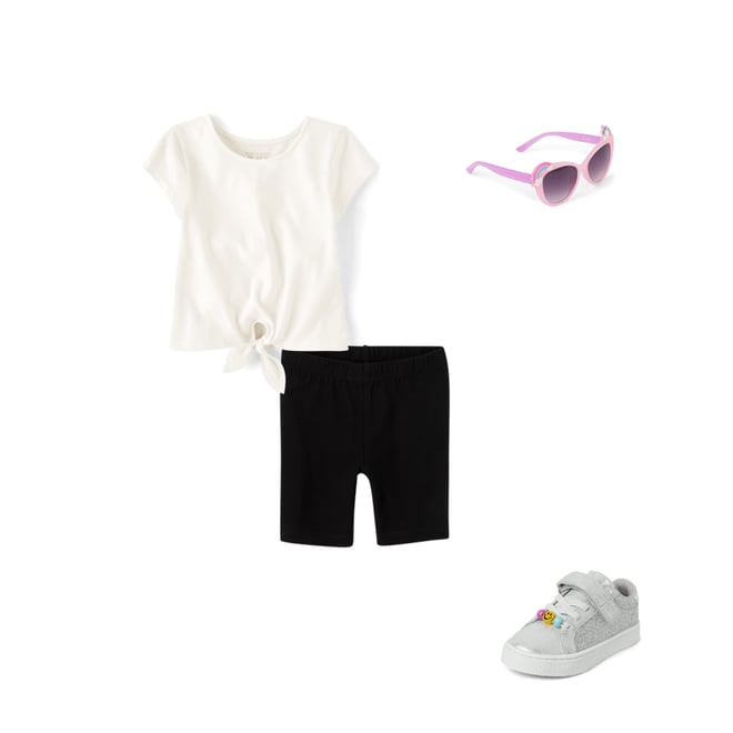 Baby And Toddler Girls Mix And Match Knit Bike Shorts